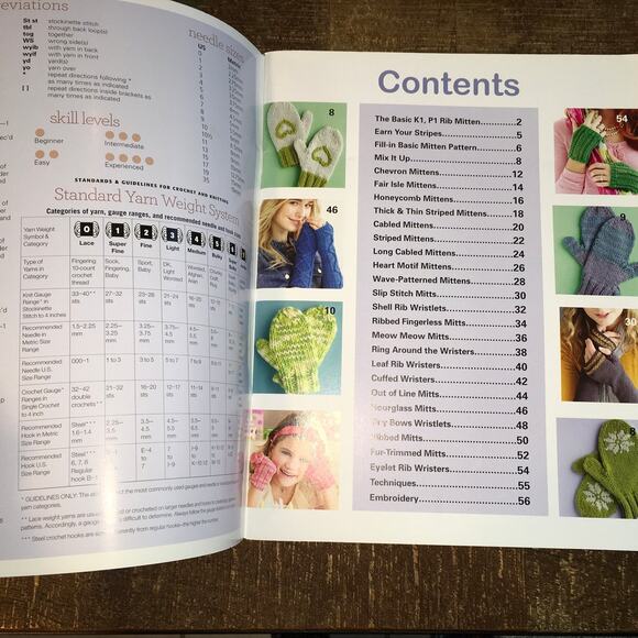 Mittens 101 Guide to Knitting Mittens and Wristlets NEW Warm Winter Knit Craft - Picture 3 of 9